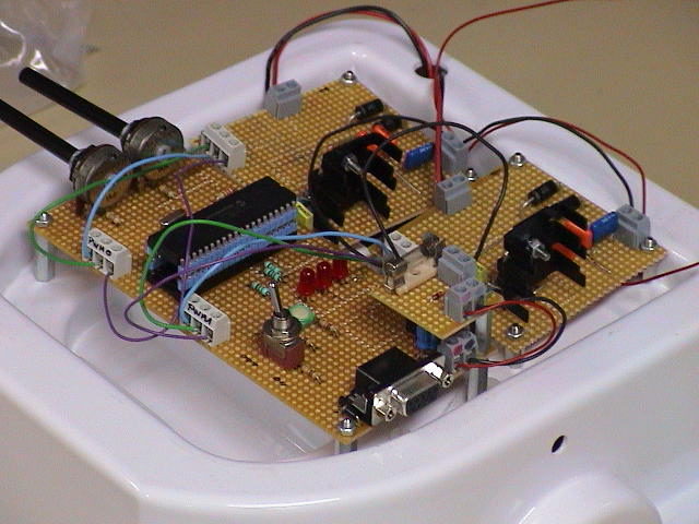 Picture showing an overview of the electronic