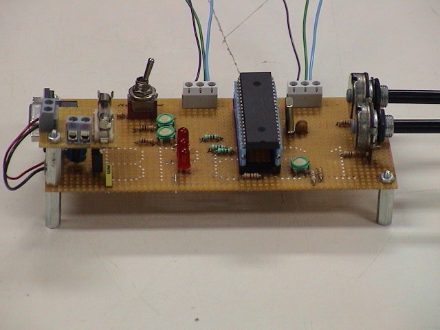 Picture showing the microcontroller board