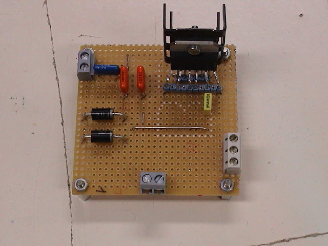 Picture showing motor electronics board 1 - the top side