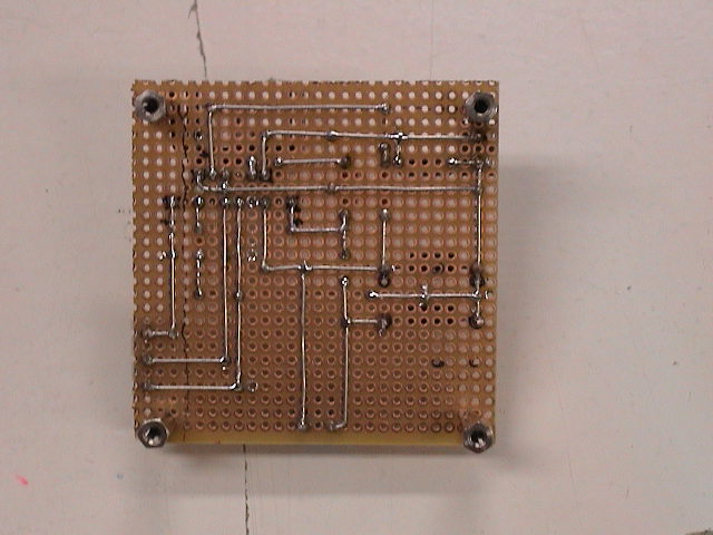 Picture showing motor electronics board 1 - the back side