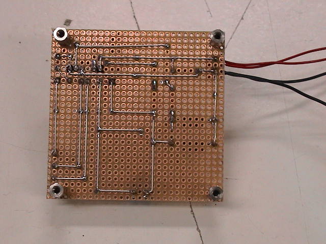 Picture showing motor electronics board 2 - the back side